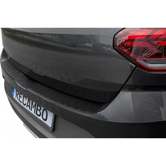 Ornament protectie portbagaj/bara spate neagra din ABS pentru Dacia Sandero, Stepway III, 3 din 2021
