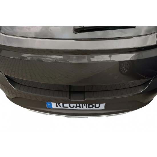Ornament protectie portbagaj/bara spate neagra din ABS pentru Dacia Sandero, Stepway III, 3 din 2021