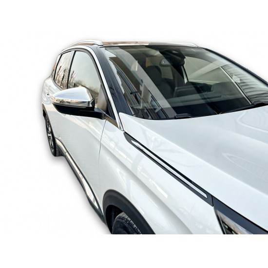 Set de 2 capace/carcase de oglinzi cromate pentru Opel Grandland X din 2017