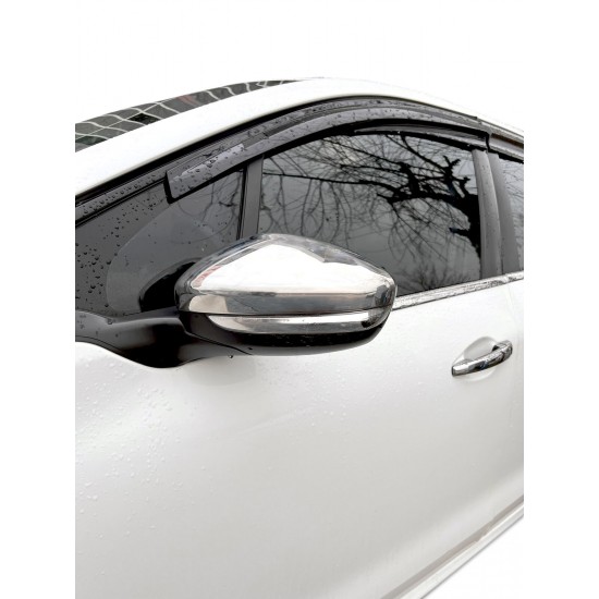 Capace/carcase de oglinzi cromate pentru Peugeot 208 I, II din 2012, Peugeot 2008 I, II din 2013, 508 II din 2018