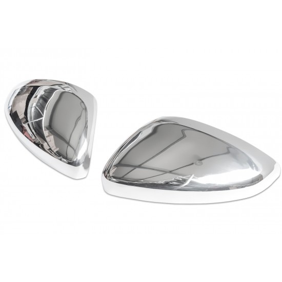 Capace/carcase de oglinzi cromate pentru Peugeot 208 I, II din 2012, Peugeot 2008 I, II din 2013, 508 II din 2018
