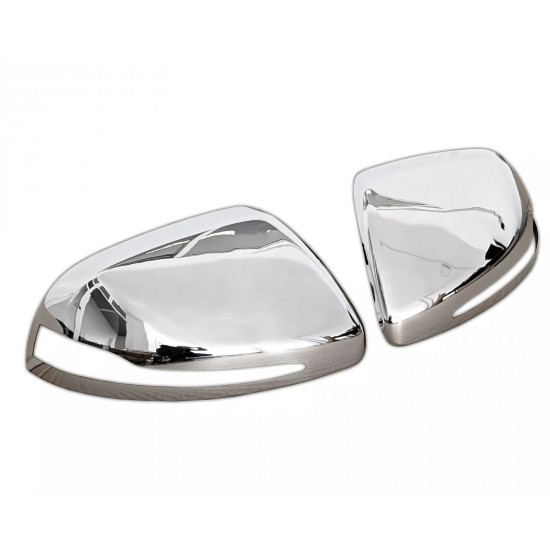 Set de 2 capace/carcase de oglinzi cromate pentru Mercedes V-Class W447 din 2014