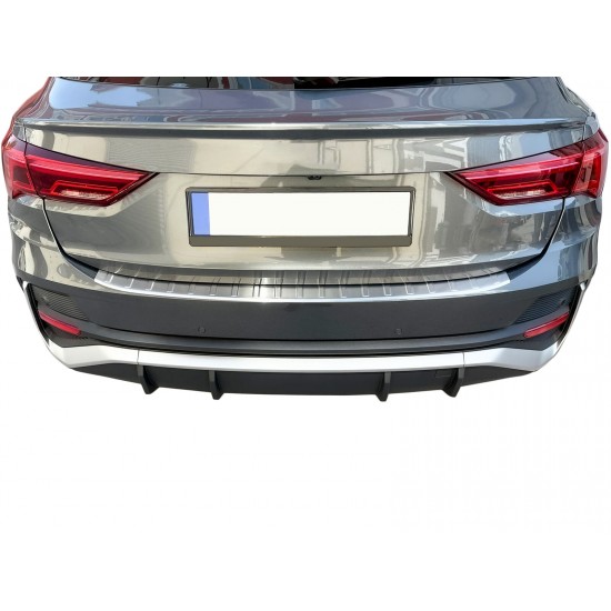 Ornament protectie portbagaj/bara spate mat pentru Audi Q3 Sportback din 2019