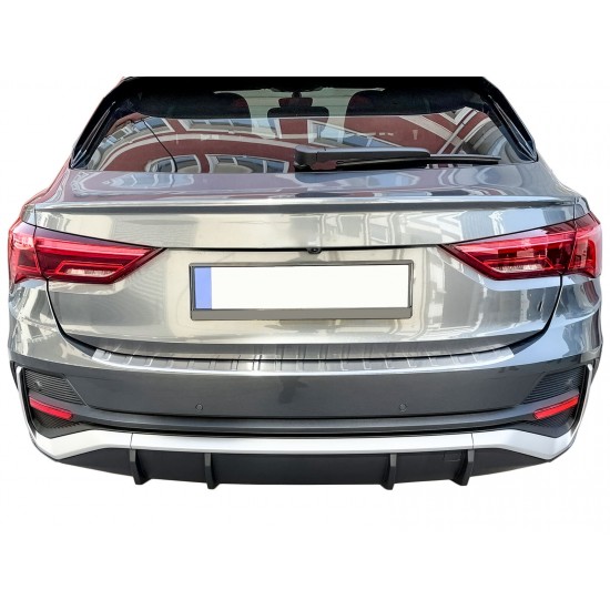 Ornament protectie portbagaj/bara spate mat pentru Audi Q3 Sportback din 2019
