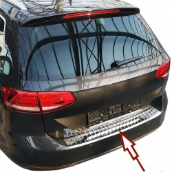 Ornament protectie bara spate/portbagaj crom Volkswagen Golf 7 Break/Combi 2012-2017