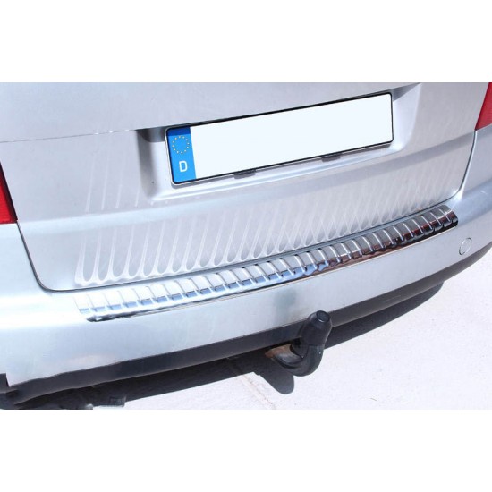 Ornament protectie bara spate/portbagaj crom Volkswagen Touran 1T1, 1T2, 2003-2010