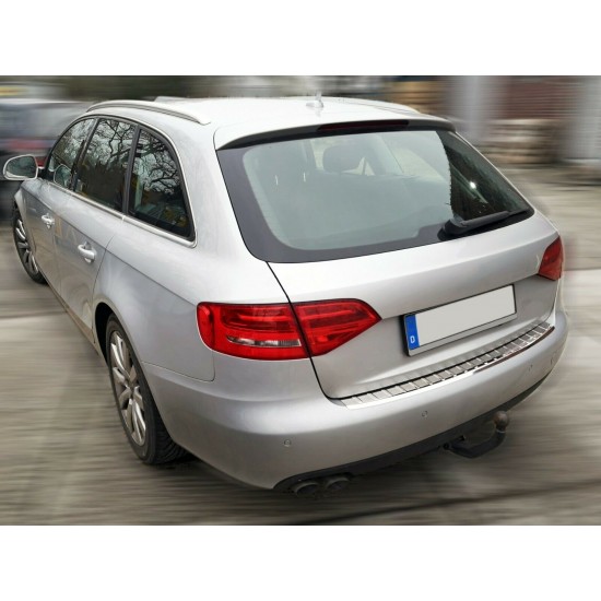 Ornament protectie bara spate/portbagaj Crom AUDI A4 B8 Avant/Break/Combi  2007-2015