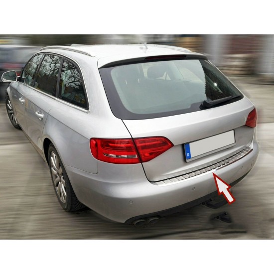 Ornament protectie bara spate/portbagaj Crom AUDI A4 B8 Avant/Break/Combi  2007-2015