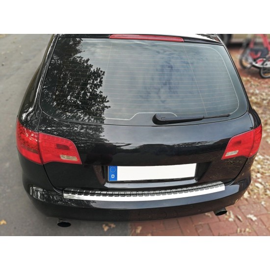 Ornament protectie bara spate/portbagaj Crom AUDI  A6 C6 4F 2005-2011 Break / Avant / Combi