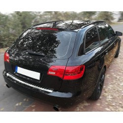Ornament protectie bara spate/portbagaj Crom AUDI  A6 C6 4F 2005-2011 Break / Avant / Combi