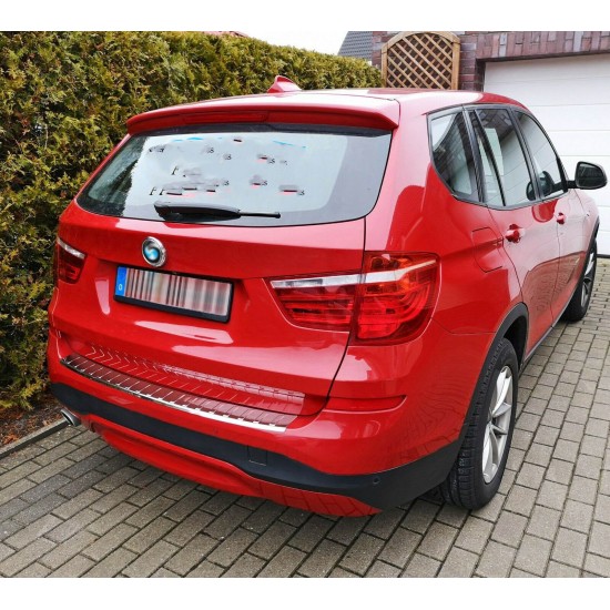 Ornament protectie bara spate/portbagaj crom BMW X3 F25 2010-2017