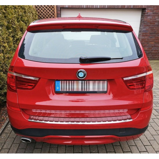 Ornament protectie bara spate/portbagaj crom BMW X3 F25 2010-2017