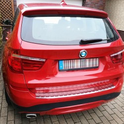 Ornament protectie bara spate/portbagaj crom BMW X3 F25 2010-2017