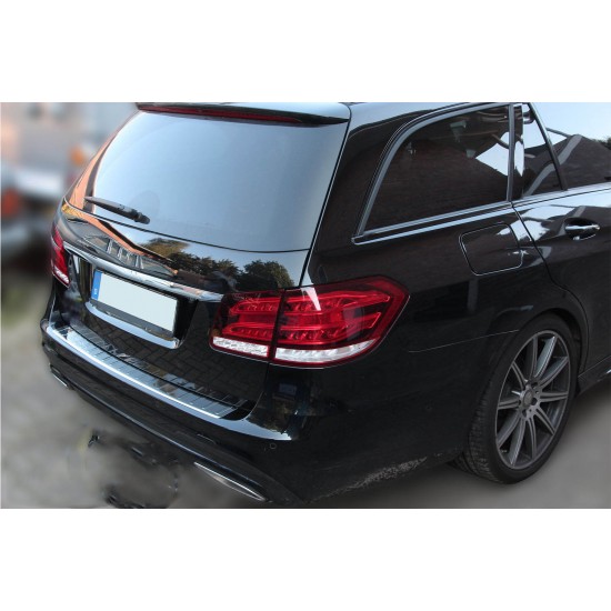 Ornament protectie bara spate/portbagaj crom Mercedes S212 (W212) T-Modell / Combi 2009-prezent
