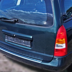 Ornament protectie bara spate/portbagaj crom Opel Astra G Caravan Combi 1998-2005