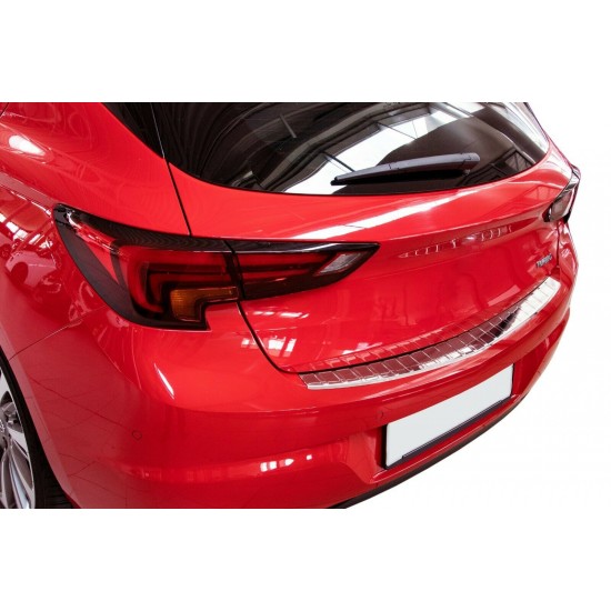 Ornament protectie bara spate/portbagaj crom Opel Astra K (Typ B16) Hatchback 2015-prezent
