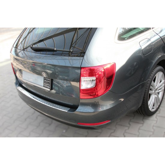 Ornament protectie bara spate/portbagaj crom SKODA Superb 2 Combi/Break 2008-2015