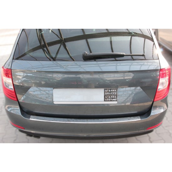 Ornament protectie bara spate/portbagaj crom SKODA Superb 2 Combi/Break 2008-2015