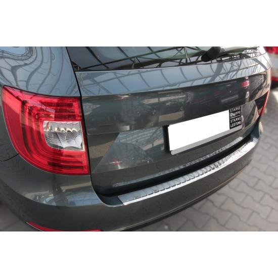 Ornament protectie bara spate/portbagaj crom SKODA Superb 2 Combi/Break 2008-2015
