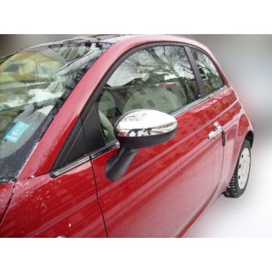Capace de oglinzi cromate Fiat 500 2007-prezent