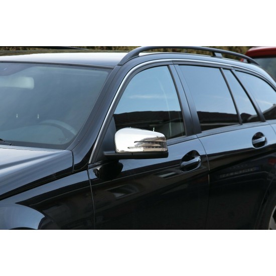 Capace de oglinzi cromate Mercedes CLA C117, CLA X117,  CLS C218,  GLA X156, E-CLass W212, S212, C207, A207, A-Class W176.B-Class W242, GLK X204