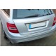 Ornament protectie bara spate/portbagaj crom Mercedes C-Class S204 Variant 2007-2015