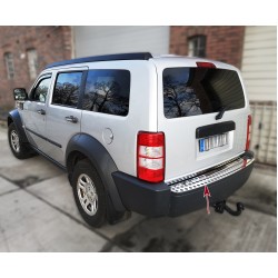 Ornament protectie bara spate/portbagaj crom Dodge Nitro 2006-2011