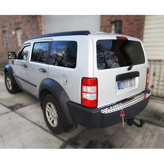 Ornament protectie bara spate/portbagaj crom Dodge Nitro 2006-2011