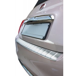Ornament protectie bara spate/portbagaj Fiat 500 Facelift/500C Cabrio 2016-prezent MAT