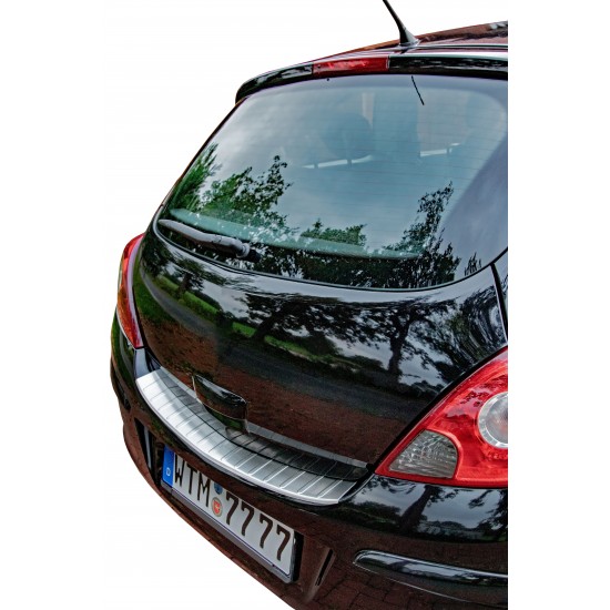 Ornament protectie bara spate/portbagaj Opel Corsa D 2006-2014 MAT