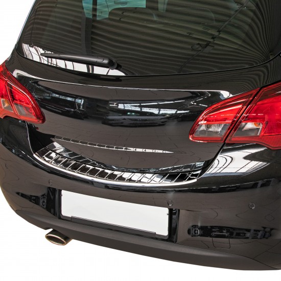Ornament protectie bara spate/portbagaj Crom Opel Corsa E 2014-2019