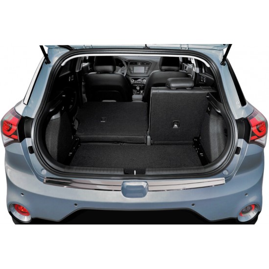 Ornamente protectie bara spate/portbagaj Crom Hyundai i20 2, II / active 2014-2018