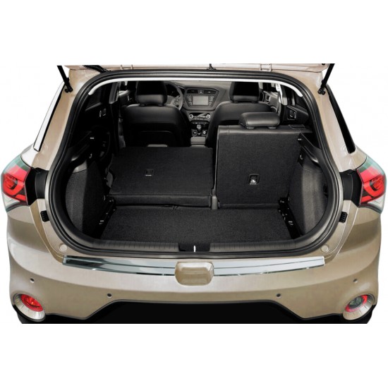 Ornamente protectie bara spate/portbagaj Crom Hyundai i20 2, II / active 2014-2018