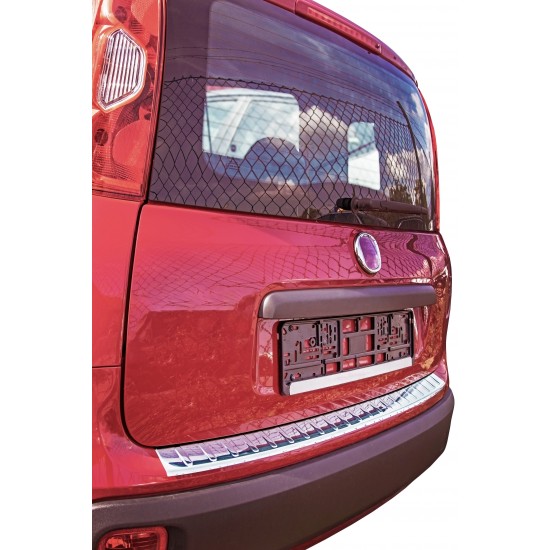 Ornament protectie bara spate/portbagaj crom Fiat Panda 312/319 din anul 2012