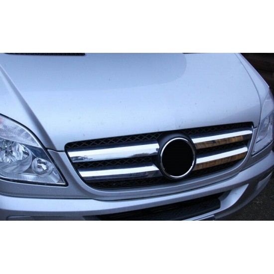 Ornamente crom grila/masca fata pentru Mercedes Sprinter W906 2006-2013