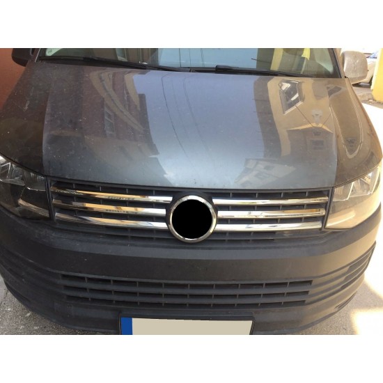 Ornamente crom grila/masca fata pentru Volkswagen T6 din 2015
