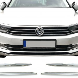Ornamente cromate pentru proiectoare/faruri ceata Volkswagen Passat B8 din 2014