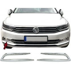 Ornamente cromate pentru proiectoare/faruri ceata Volkswagen Passat B8 din 2014
