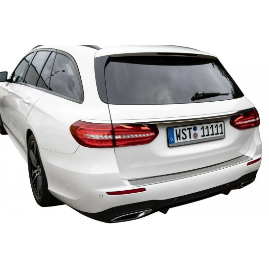 Ornament protectie portbagaj/bara spate mat Mercedes E-Class S213 Break T-MODEL din 2016