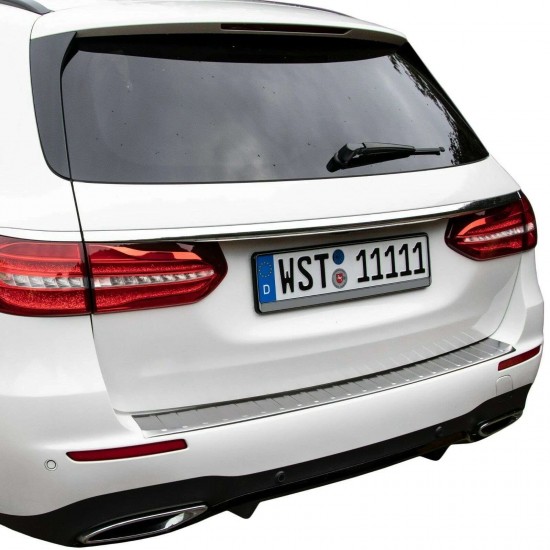 Ornament protectie portbagaj/bara spate mat Mercedes E-Class S213 Break T-MODEL din 2016