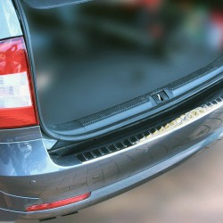 Ornament protectie bara spate/portbagaj crom Skoda Octavia 2 Combi/Break 2005-2013
