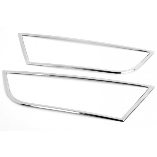 Ornamente cromate pentru proiectoare/faruri ceata Skoda Octavia 3, III 2013-2016