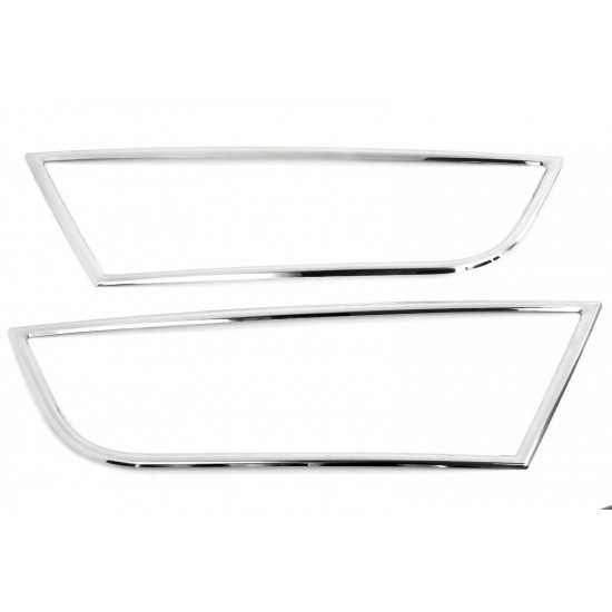 Ornamente cromate pentru proiectoare/faruri ceata Skoda Octavia 3, III 2013-2016