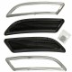 Ornamente cromate pentru bara spate/evacuare/tobe Renault Megane 4, VI din 2016
