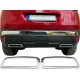 Ornamente cromate pentru bara spate/evacuare/tobe Peugeot 3008 II din 2016