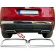 Ornamente cromate pentru bara spate/evacuare/tobe Peugeot 3008 II din 2016