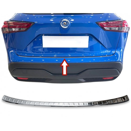 Ornament protectie portbagaj/bara spate crom pentru Nissan Qashqai J12 3, III din 2021