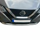 Ornament protectie bara fata crom Nissan Qashqai II Facelift din 2017