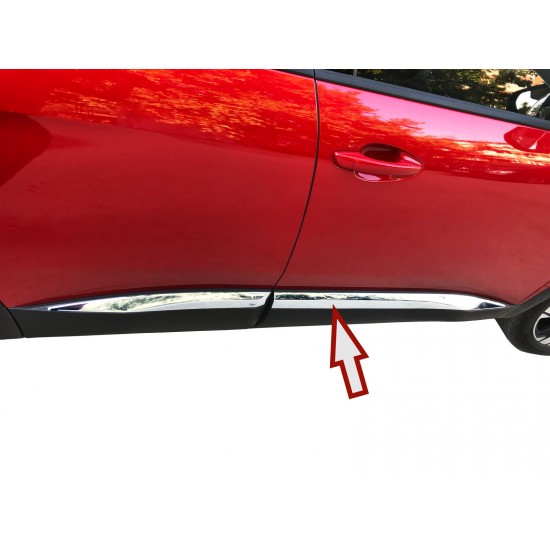 Ornamente crom bandouri usi/portiere Peugeot 3008 II din 2016