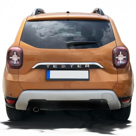 Ornament crom portbagaj/haion deasupra la numar Dacia Duster II din 2018